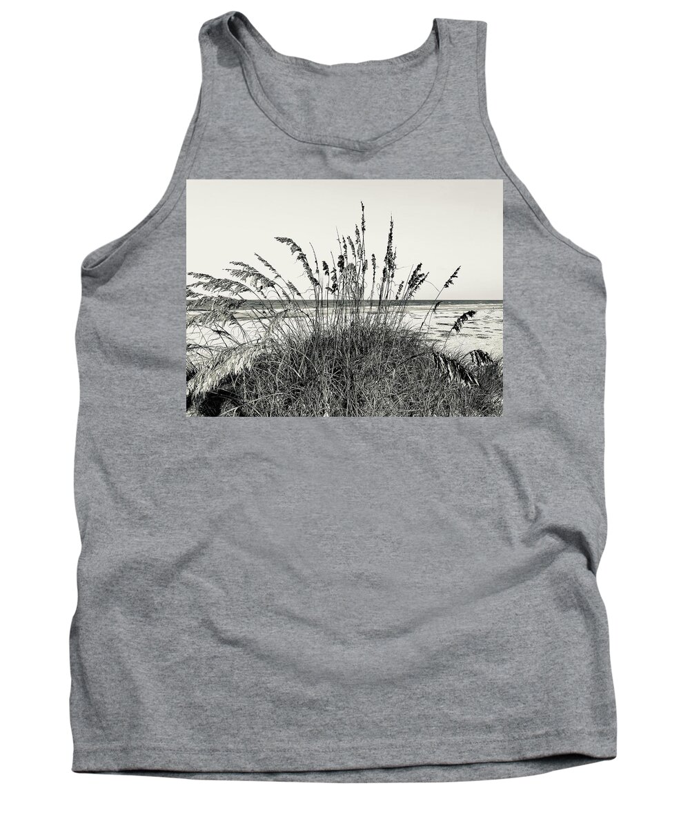 St Augustine Beach Florida Usa John Anderson Tank Top featuring the photograph Beach Time, amongst the Grasses by John Anderson