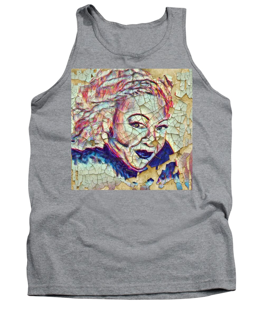  Tank Top featuring the painting Beloved Toni by Angie ONeal