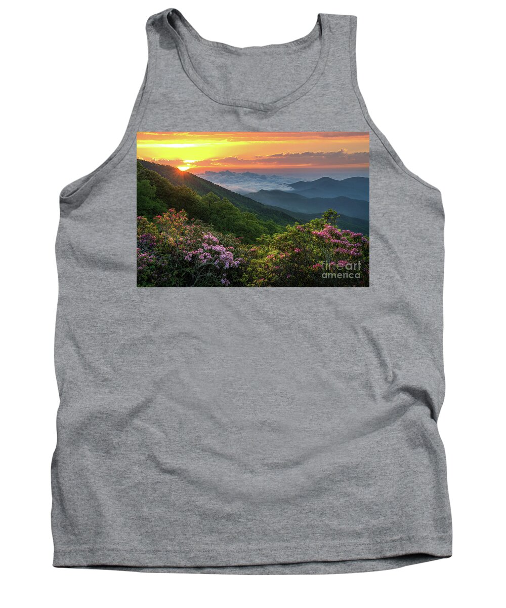 Mountain Tank Top featuring the photograph Beyond the Laurels by Anthony Heflin