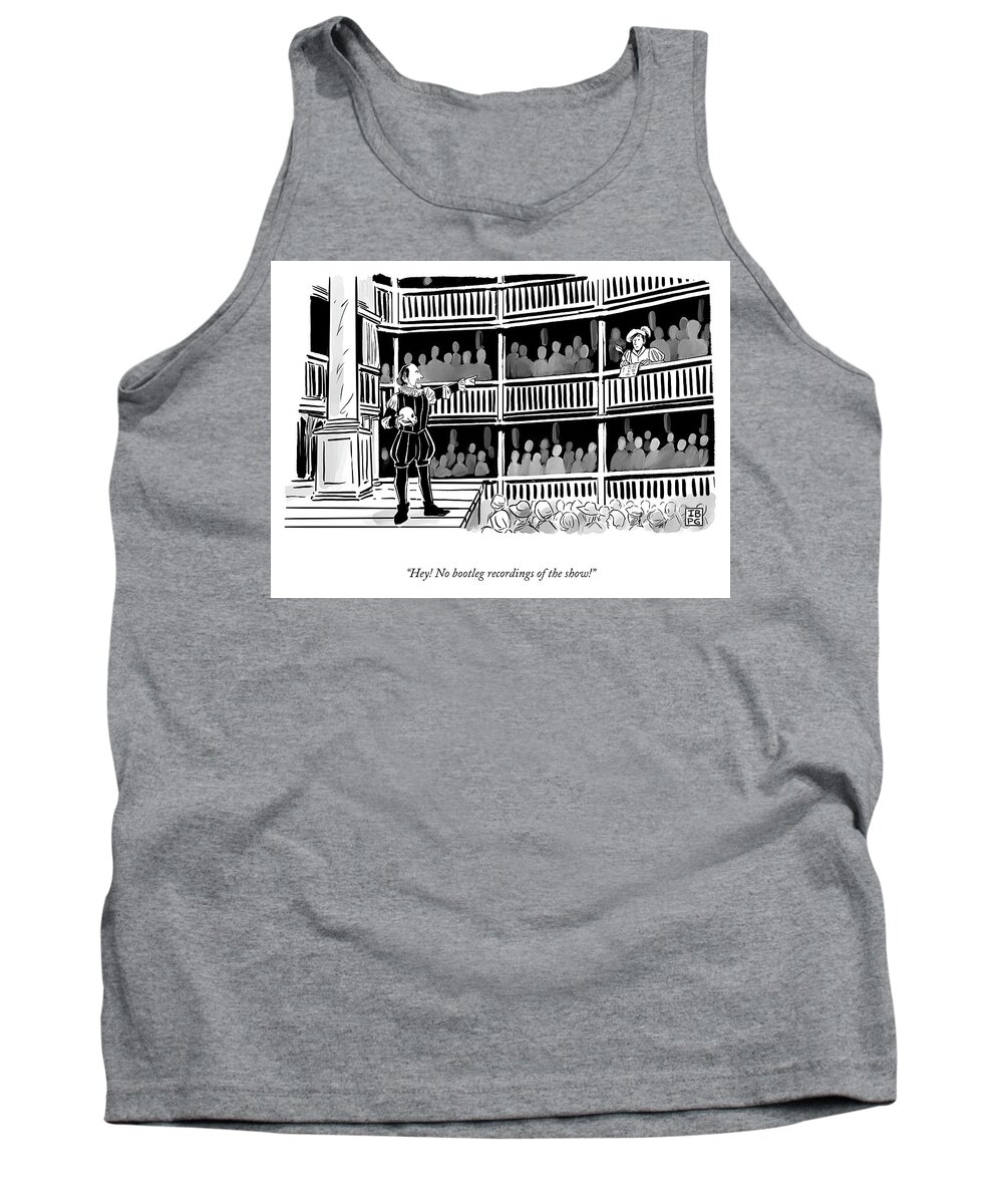 A27702 Tank Top featuring the drawing Bootleg Recordings by Pia Guerra and Ian Boothby