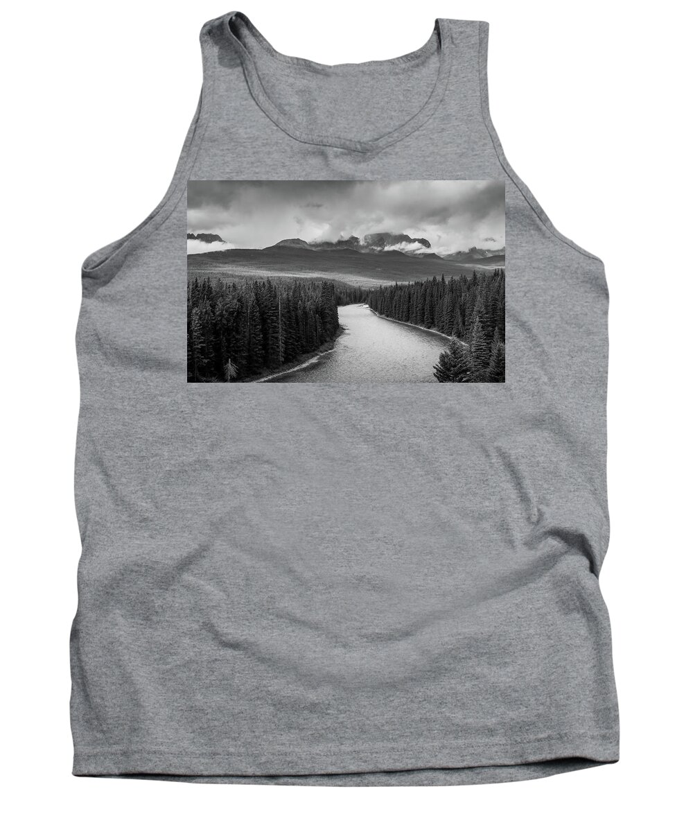 Bow River Canada Tank Top featuring the photograph Bow River Canada by Dan Sproul