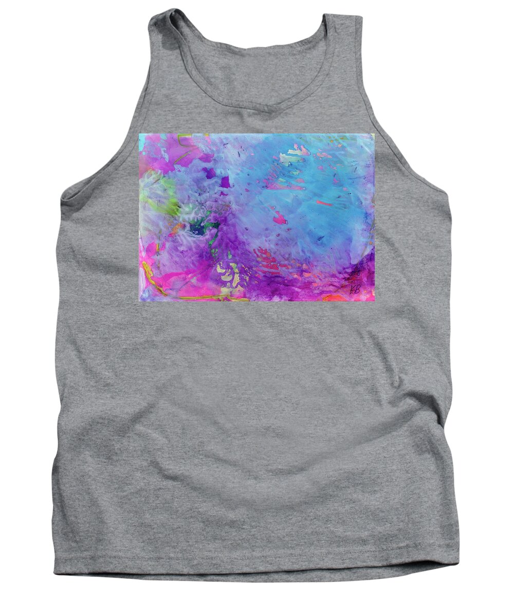  Tank Top featuring the painting Breaking Thru by Katy Bishop