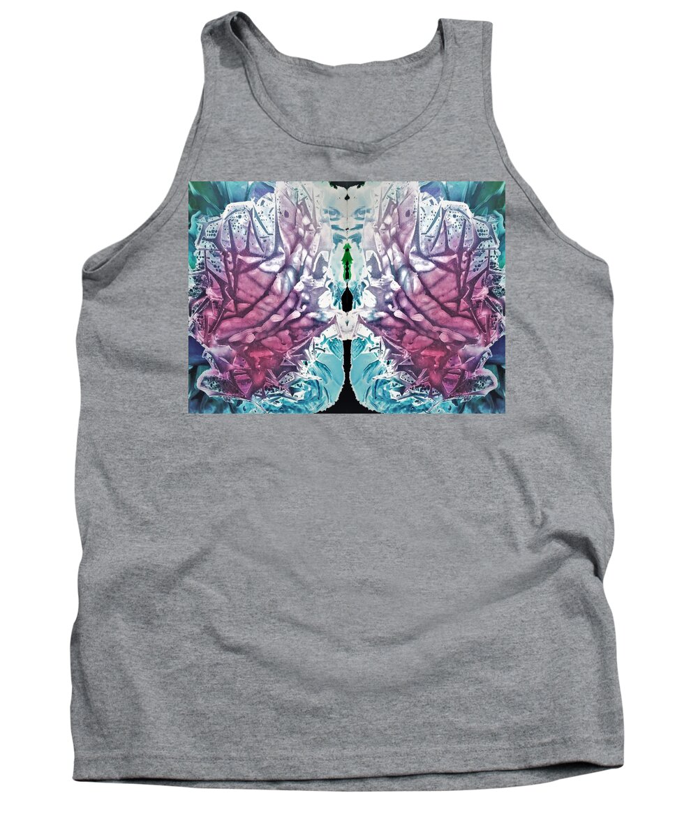 Breath Tank Top featuring the painting Breather by Angela Marinari