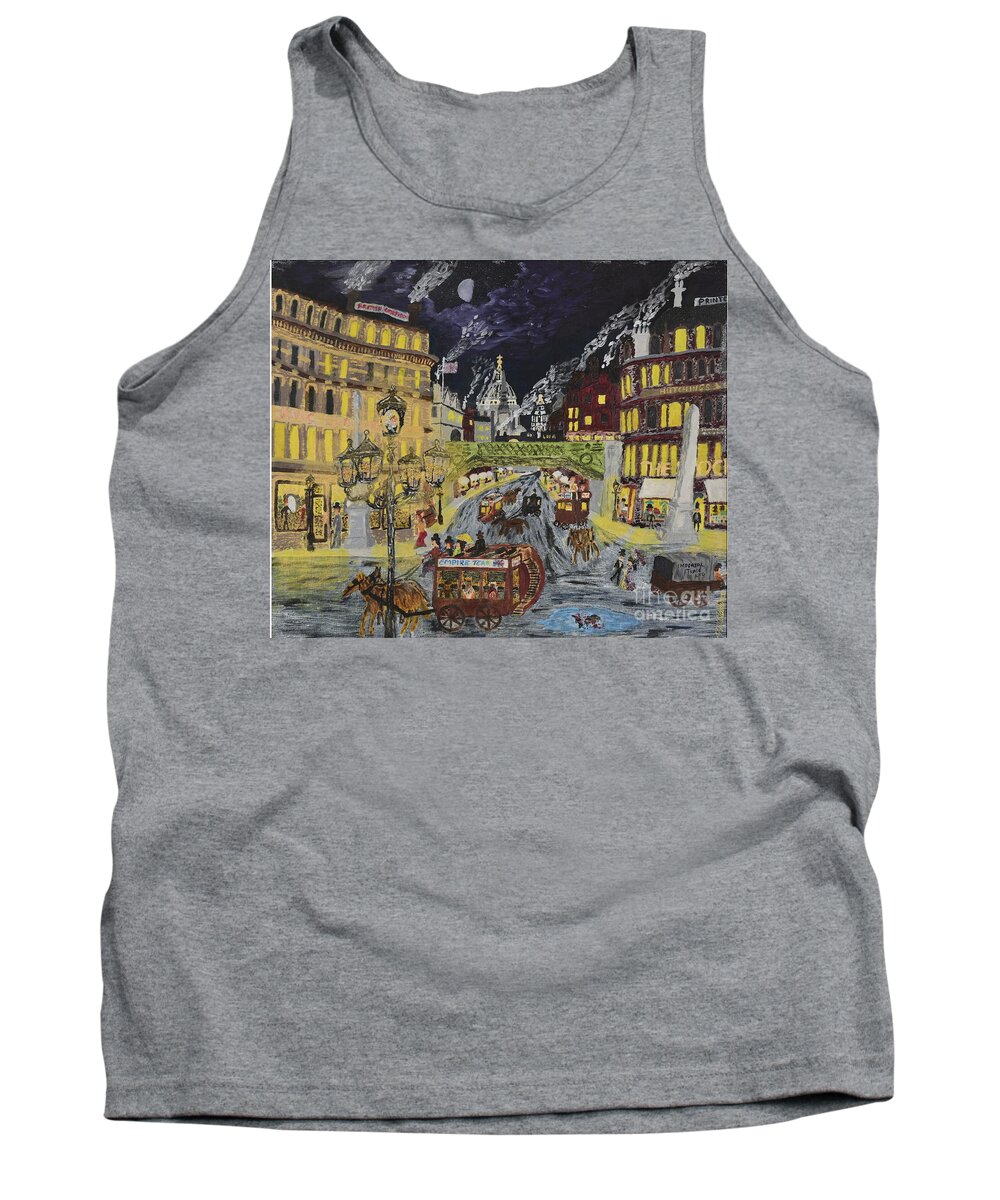 Historic Tank Top featuring the painting British Confidence 1885 by David Westwood