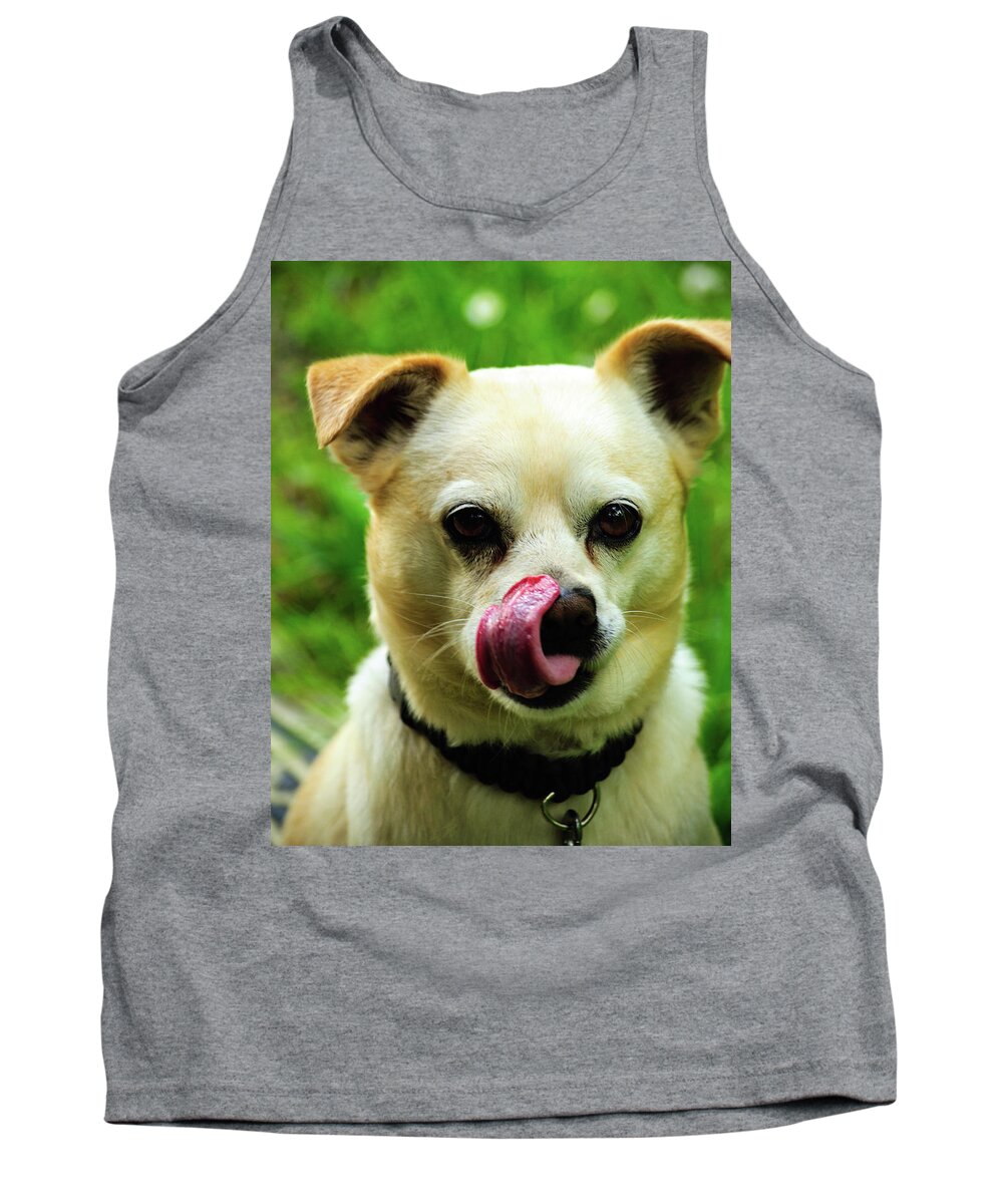 Dog Tank Top featuring the photograph Buster Brown by Tikvah's Hope