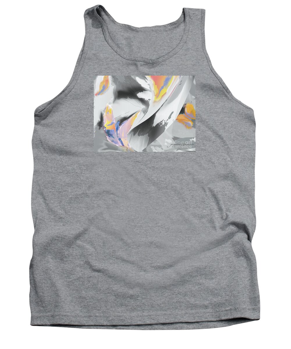Butterfly Tank Top featuring the digital art Butterfly Dance by Jacqueline Shuler