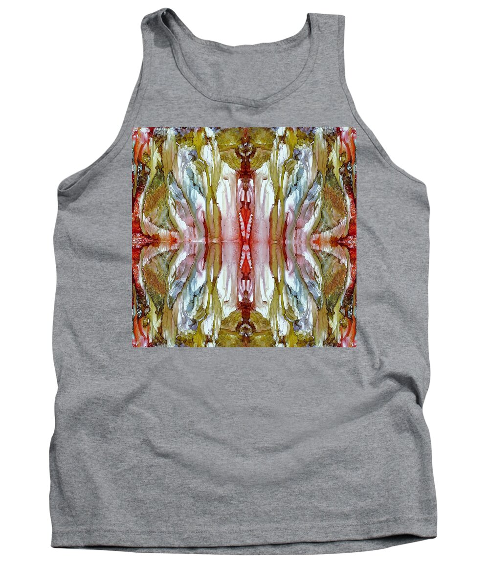 Butterfly Tank Top featuring the painting Butterfly Effect by Angela Marinari