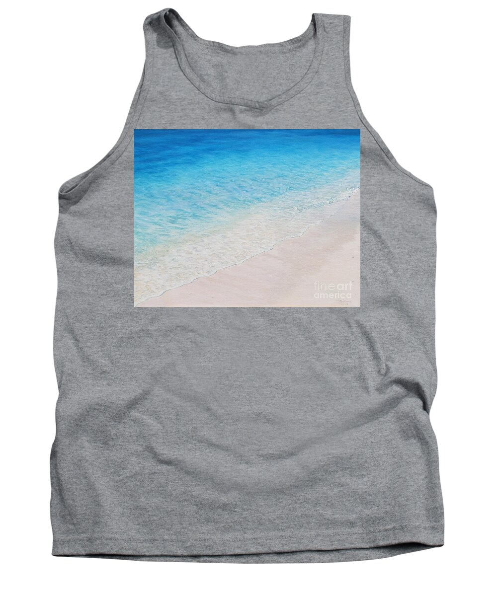 Calm Tank Top featuring the painting Calm by Roshanne Minnis-Eyma