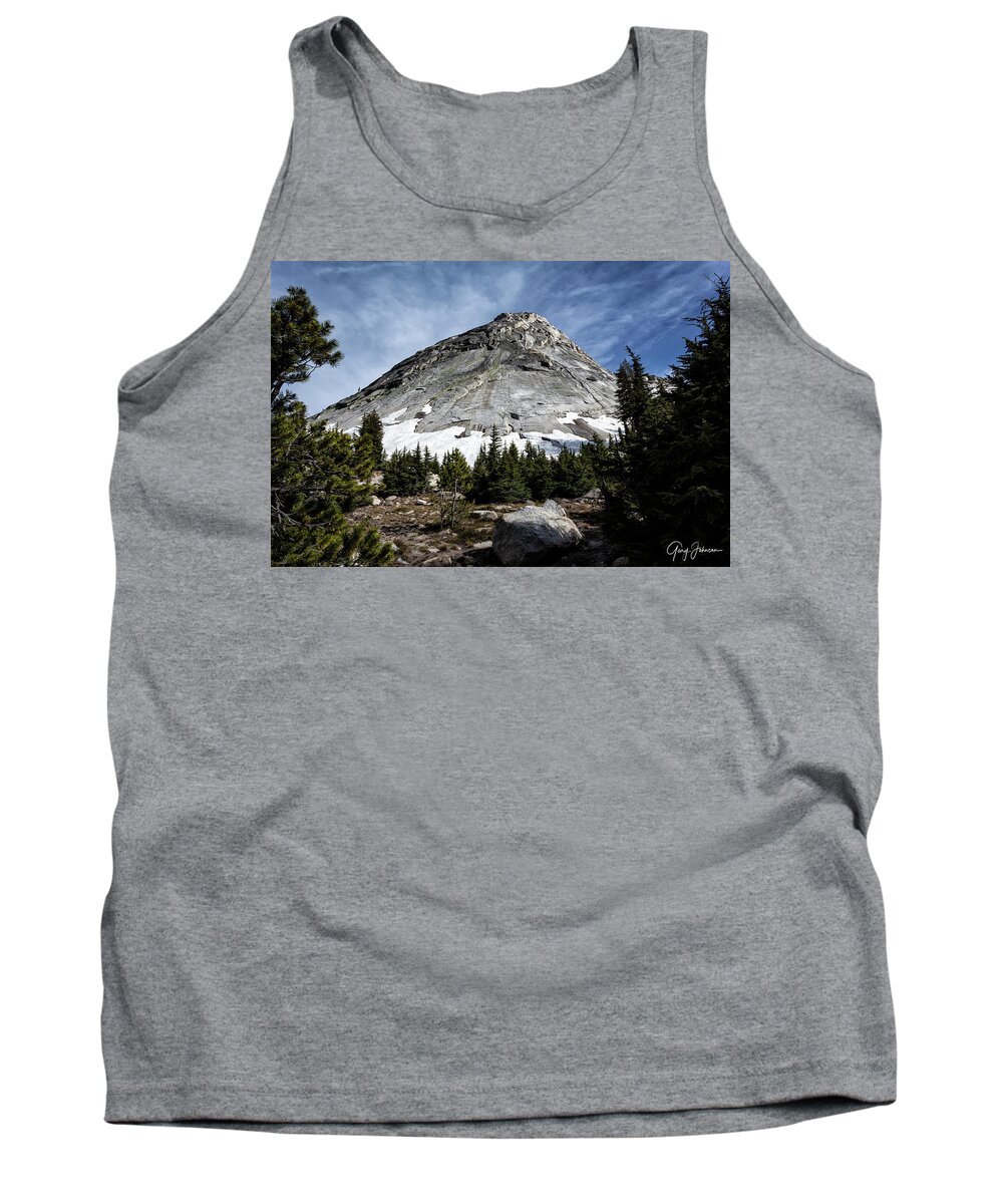 Yosemite Tank Top featuring the photograph Cathedral Lakes Dome by Gary Johnson