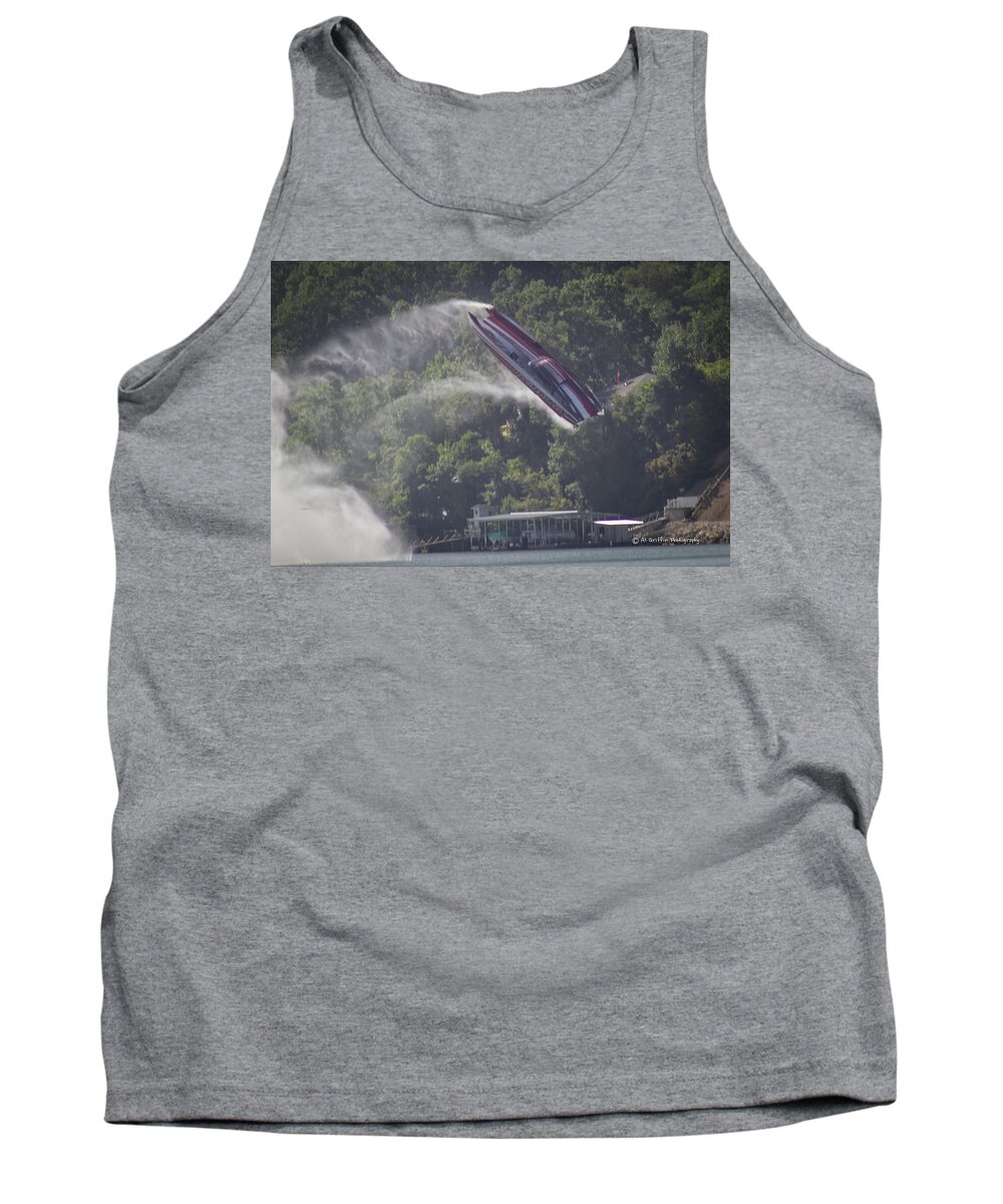 Saturday Runs Tank Top featuring the photograph Caught Some Air at 185 by Al Griffin