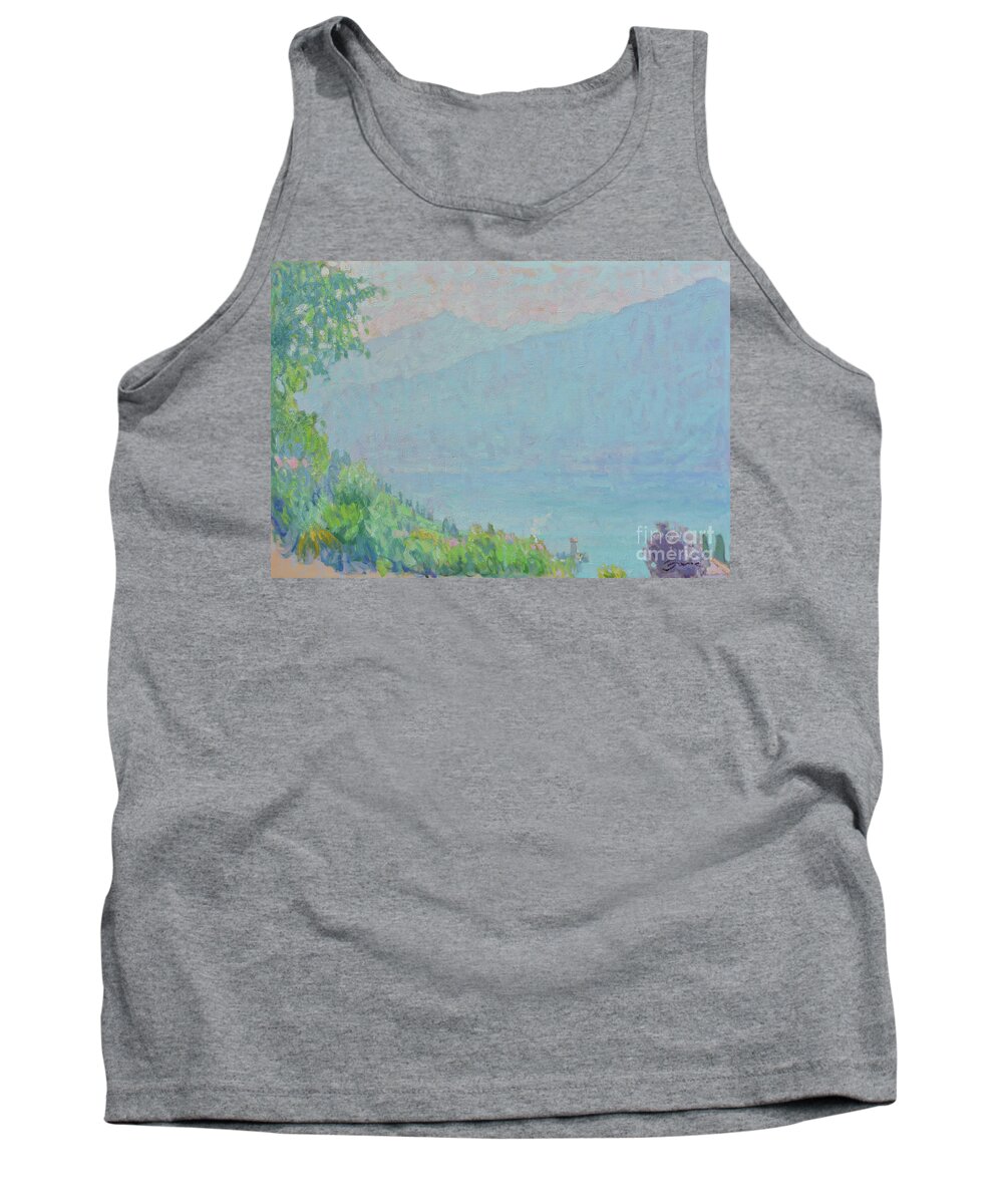 Fresia Tank Top featuring the painting Caught Up and Carried Away by Jerry Fresia