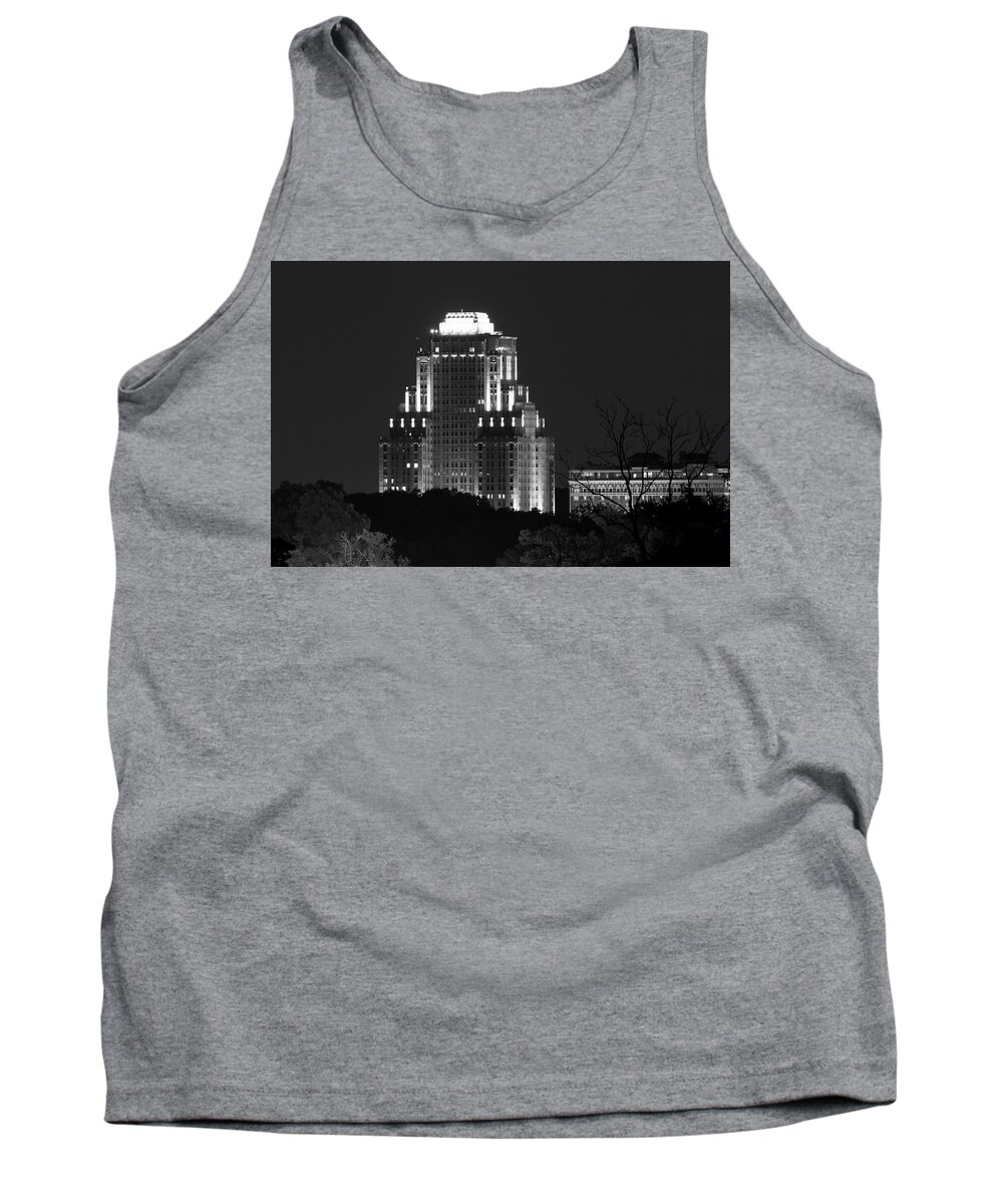 St. Louis Tank Top featuring the photograph Chase Park Plaza from Art Hill by Scott Rackers