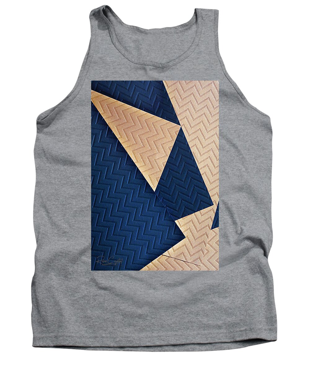 Paper Tank Top featuring the photograph Chevron City by Rene Crystal
