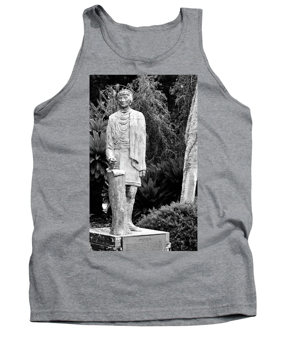Chief Osceola Tank Top featuring the photograph Chief Osceola by Warren Thompson