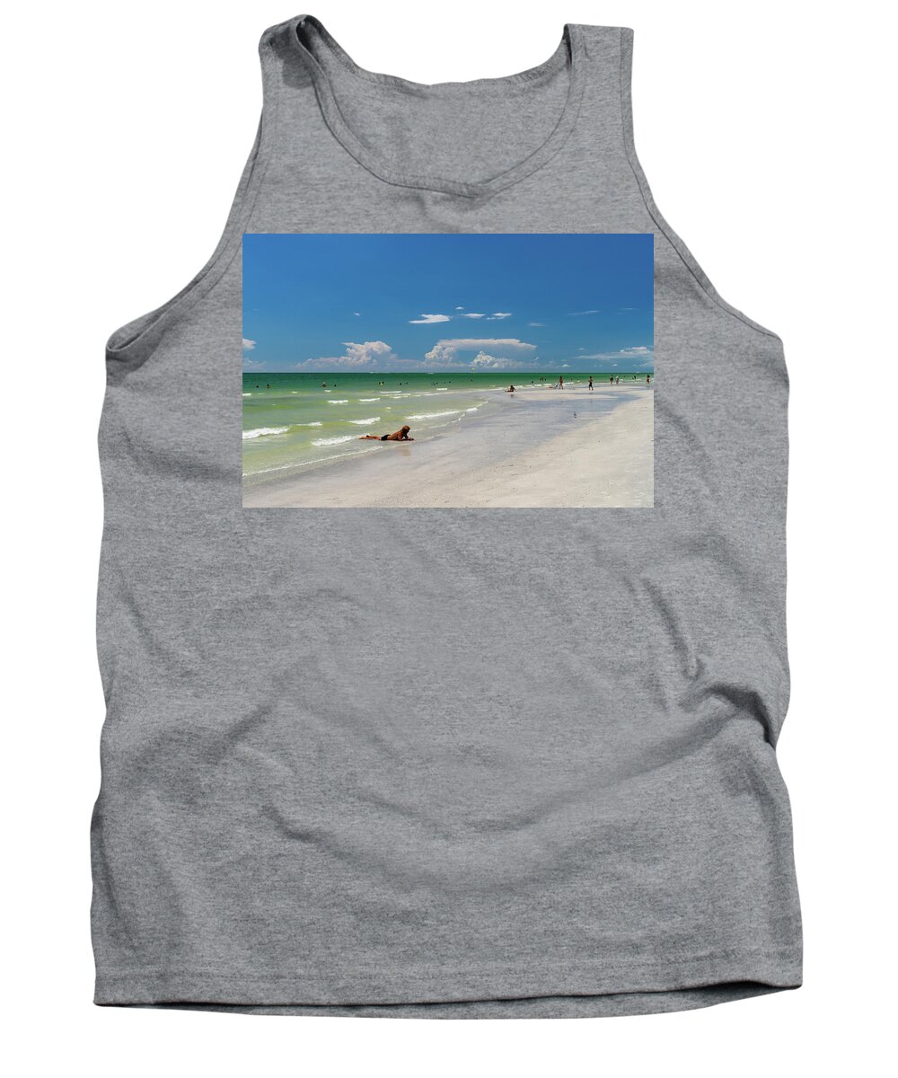 Florida Tank Top featuring the photograph Chilling by Marian Tagliarino