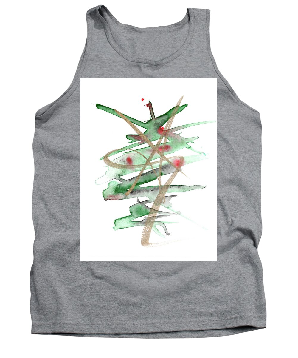  Tank Top featuring the painting Christmas Card 2 by Katrina Nixon