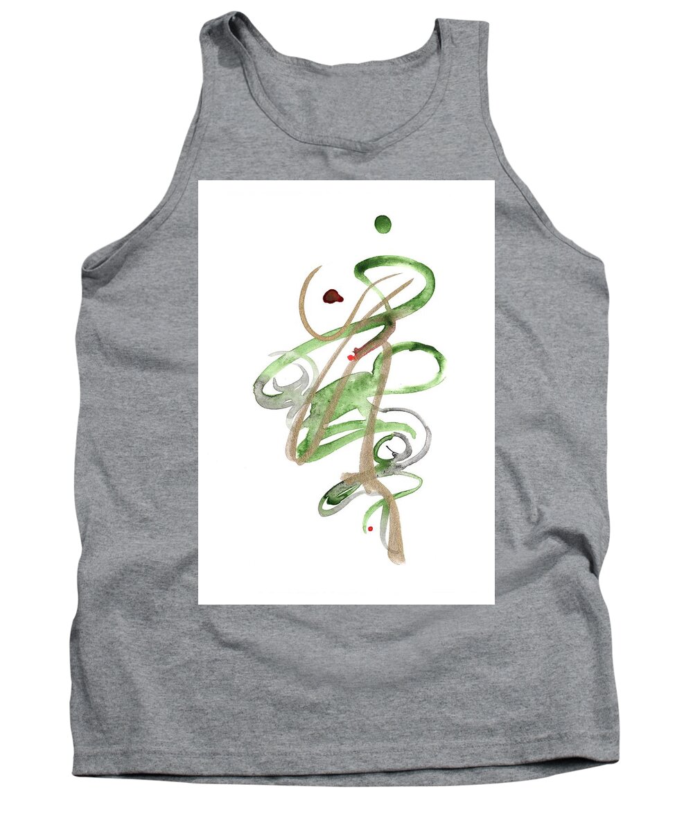 Christmas Tank Top featuring the painting Christmas Card 20 by Katrina Nixon