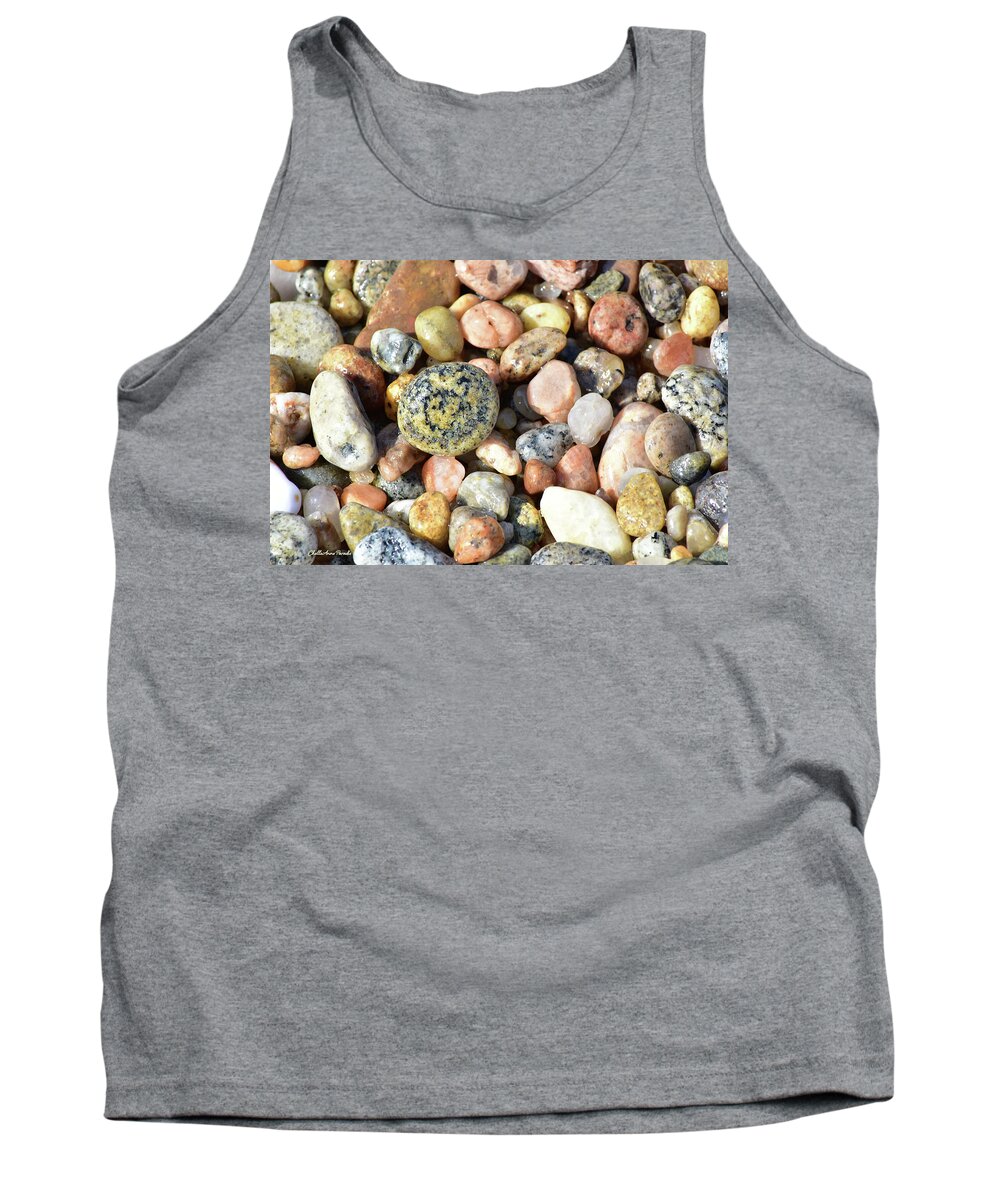  Tank Top featuring the photograph Circle within Stone by ChelleAnne Paradis
