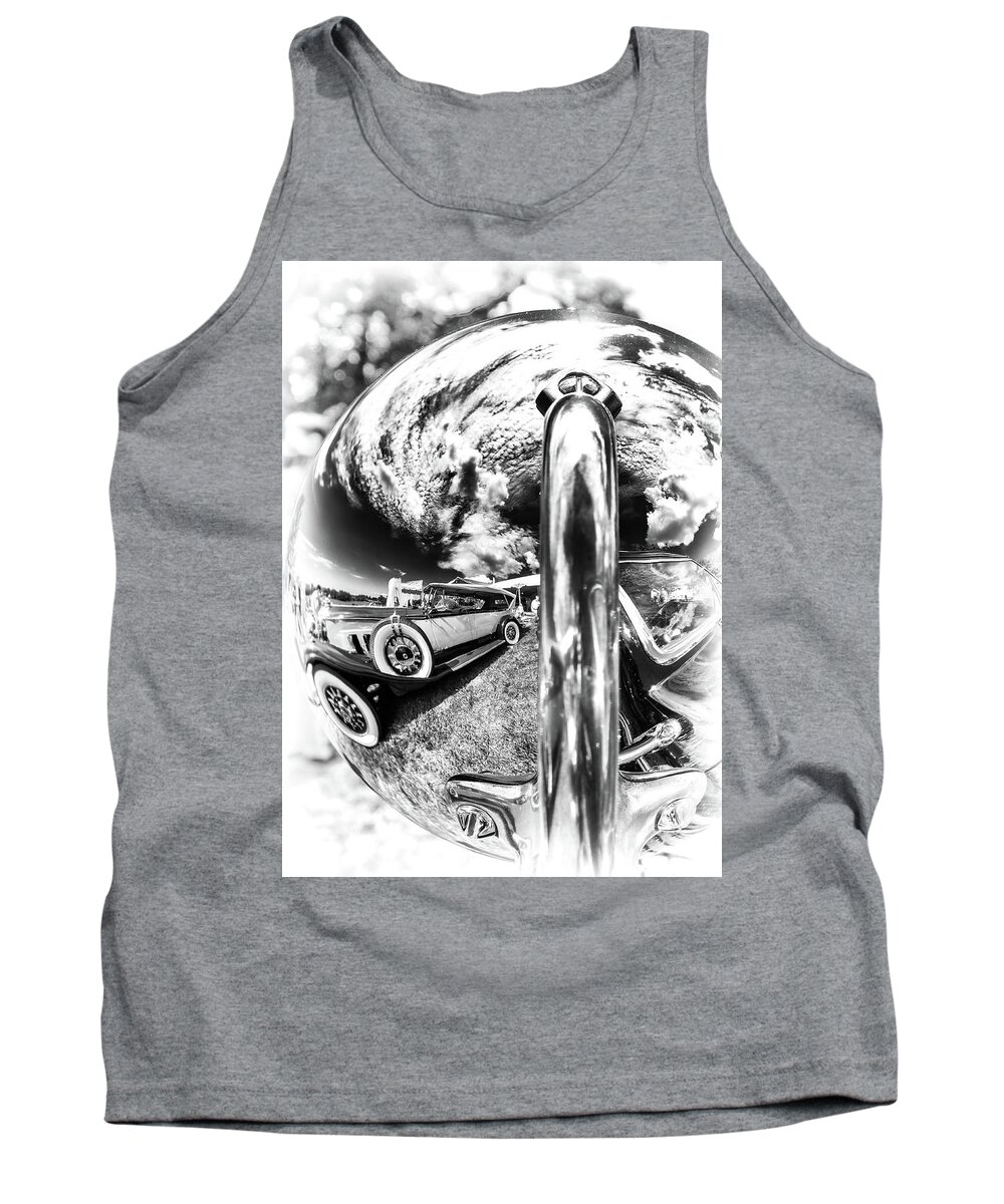 Auto Tank Top featuring the photograph Classic Reflection by Scott Wyatt
