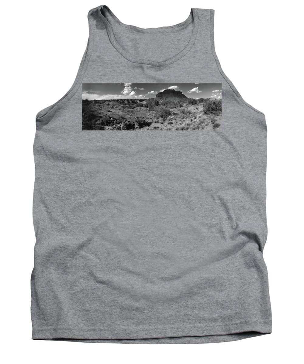 Richard E. Porter Tank Top featuring the photograph Clouds Over Bluff, Briscoe County, Texas by Richard Porter