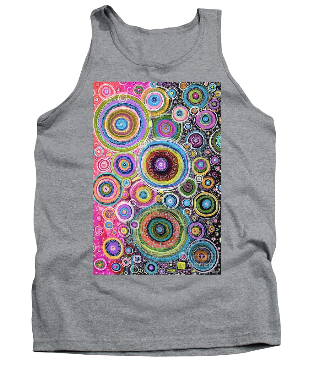 Color My Soul Tank Top featuring the painting Color My Soul by Tanielle Childers