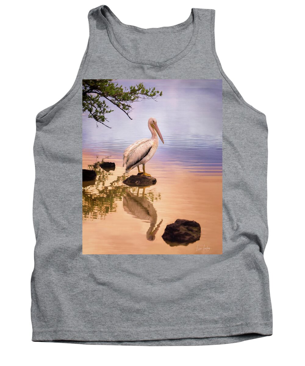 2/2/16 Tank Top featuring the photograph Reflection At Sunrise by Louise Lindsay