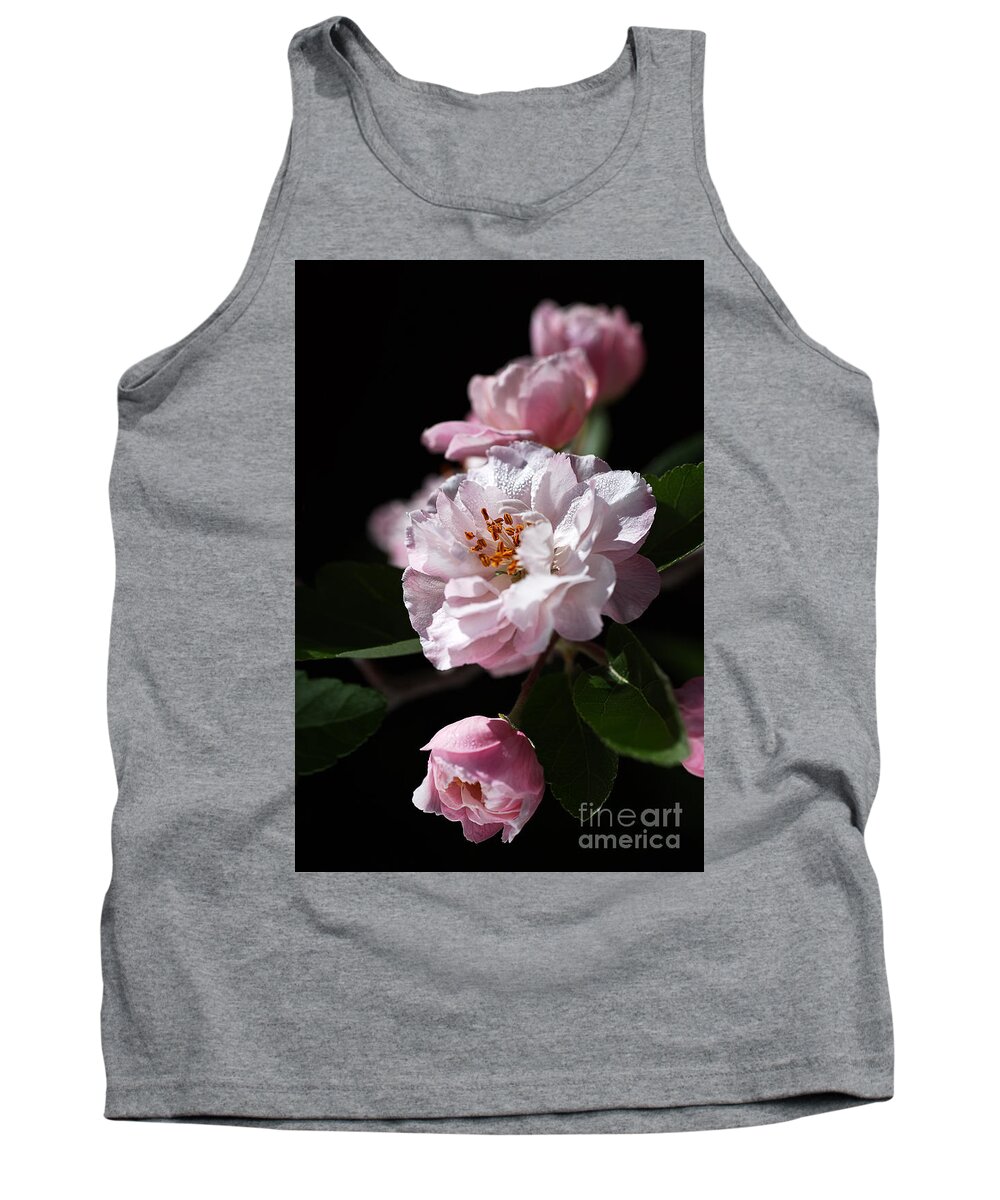 Bubbleblue Tank Top featuring the photograph Crabapple Flowers by Joy Watson