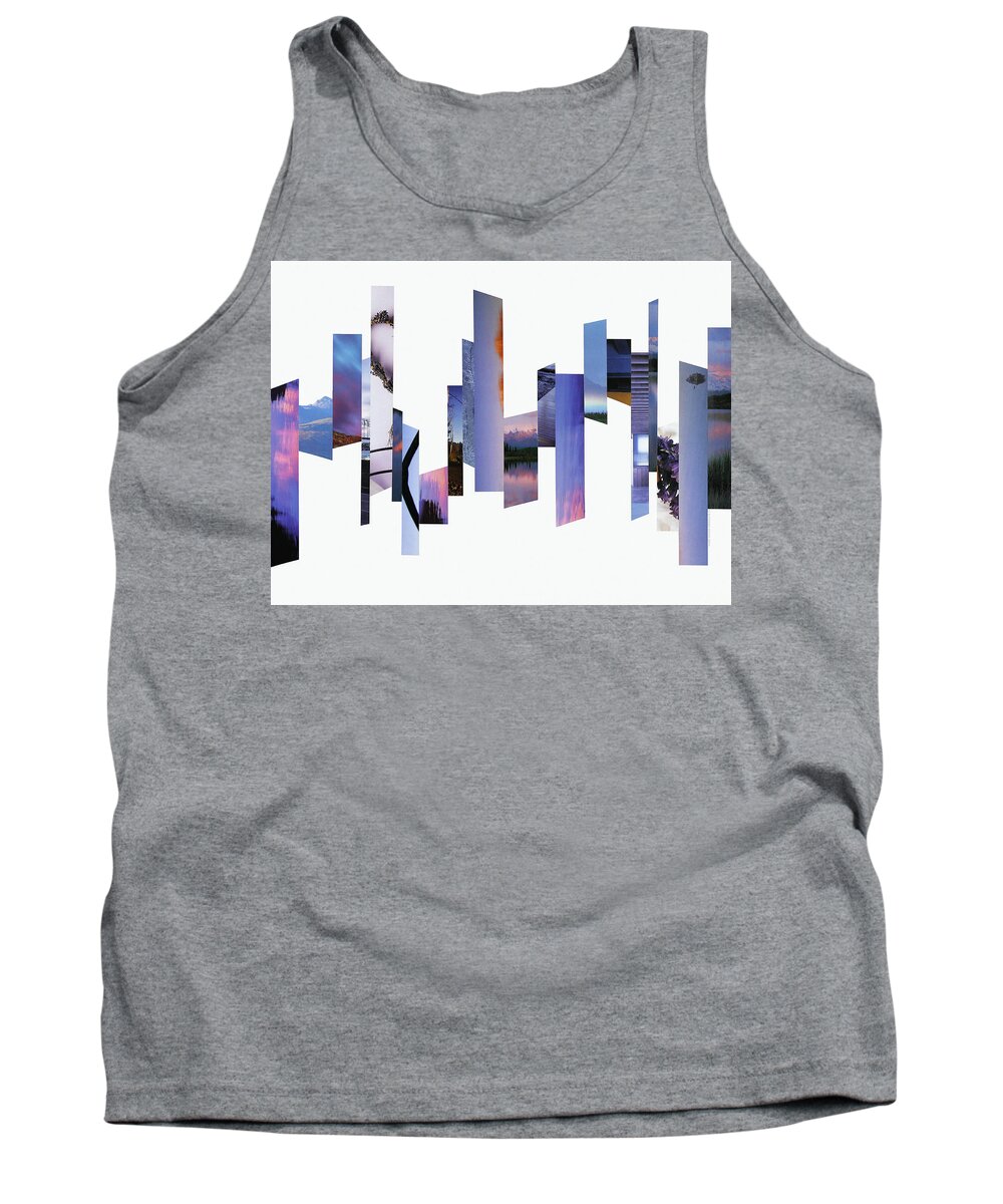 Collage Tank Top featuring the photograph Crosscut#133 by Robert Glover