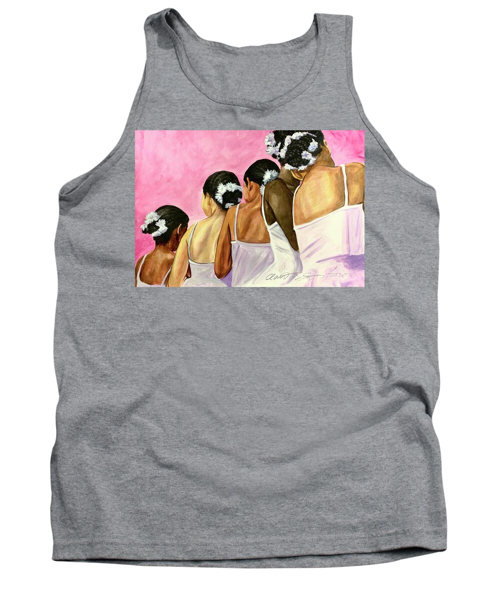  Tank Top featuring the painting Dance Your Dance Today by Clayton Singleton