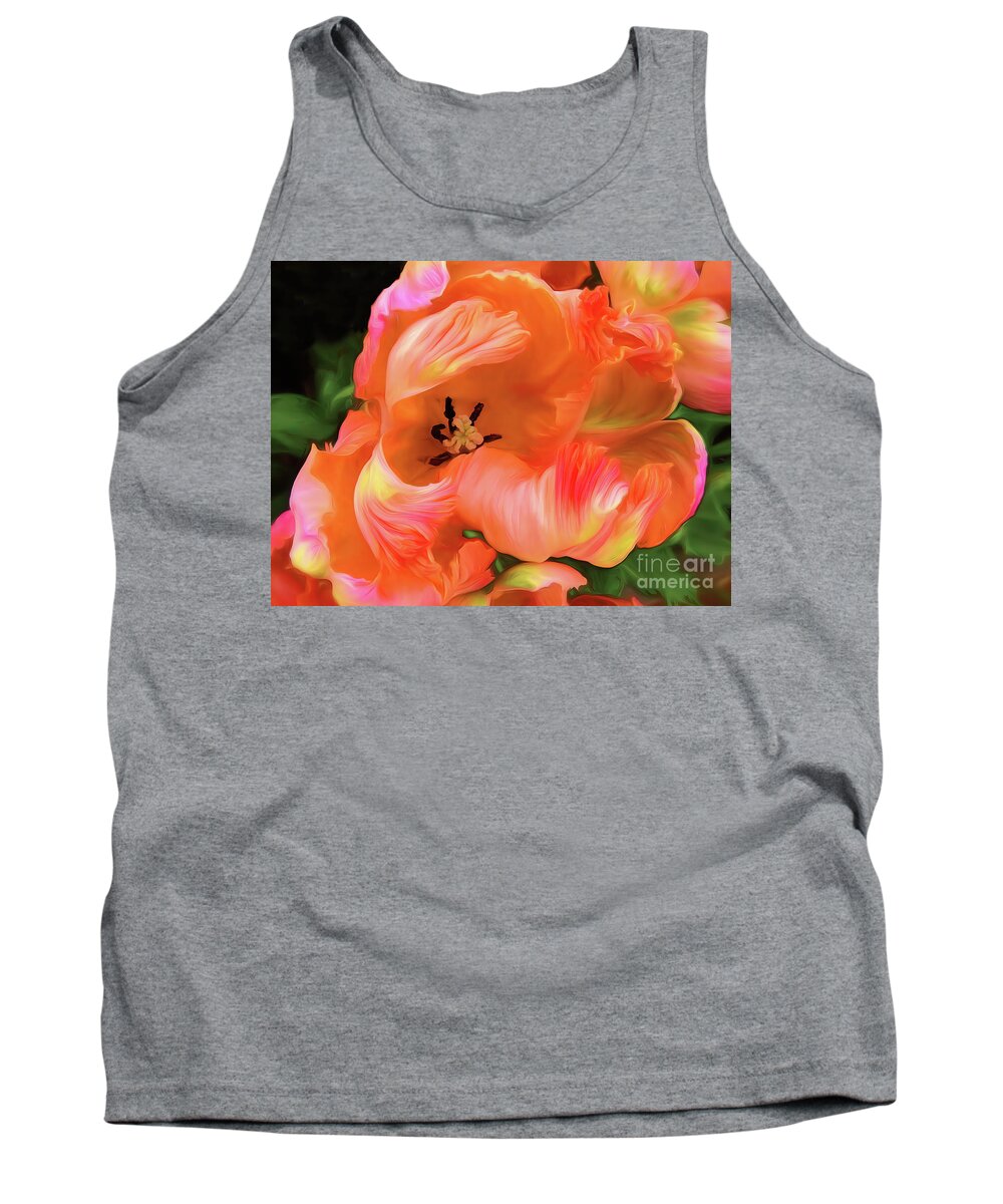 Tulips Tank Top featuring the photograph Double Dutch Tulips by Scott Cameron