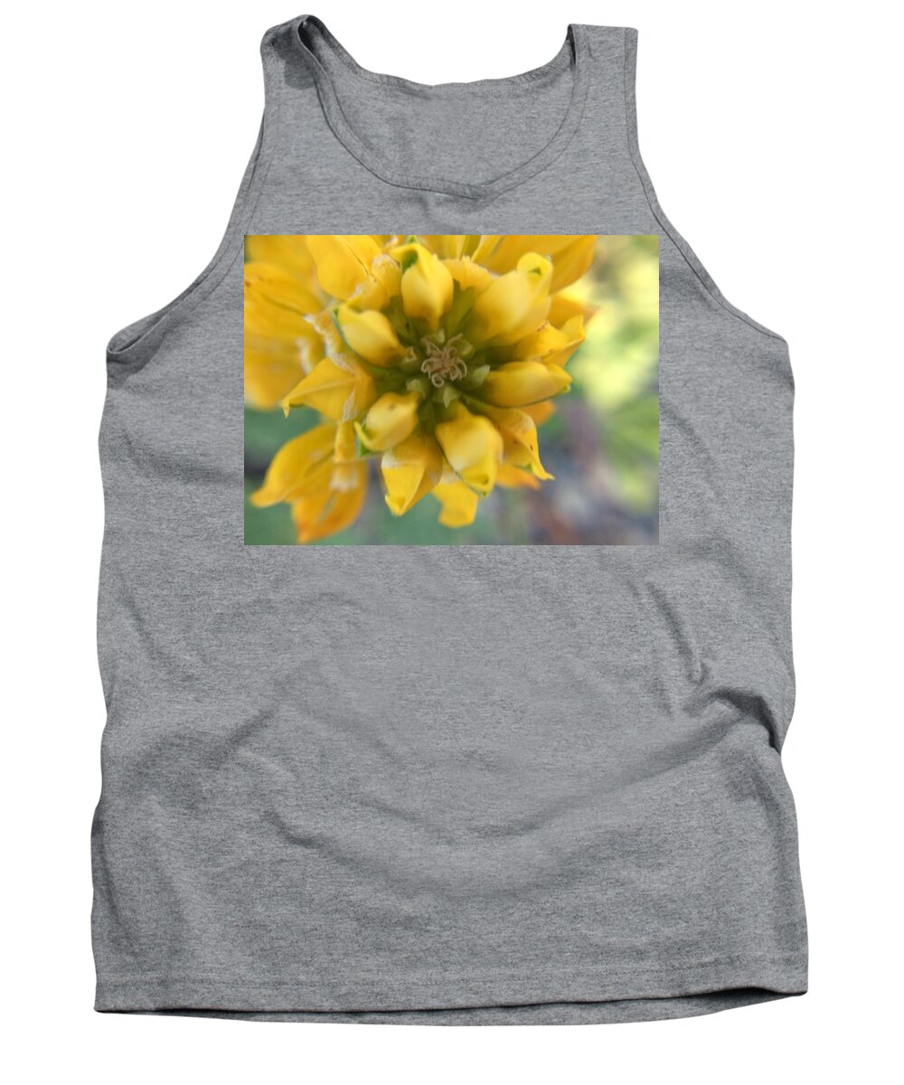 Yellow Rose Tank Top featuring the photograph Dreamy Yellow Rose by Vivian Aumond