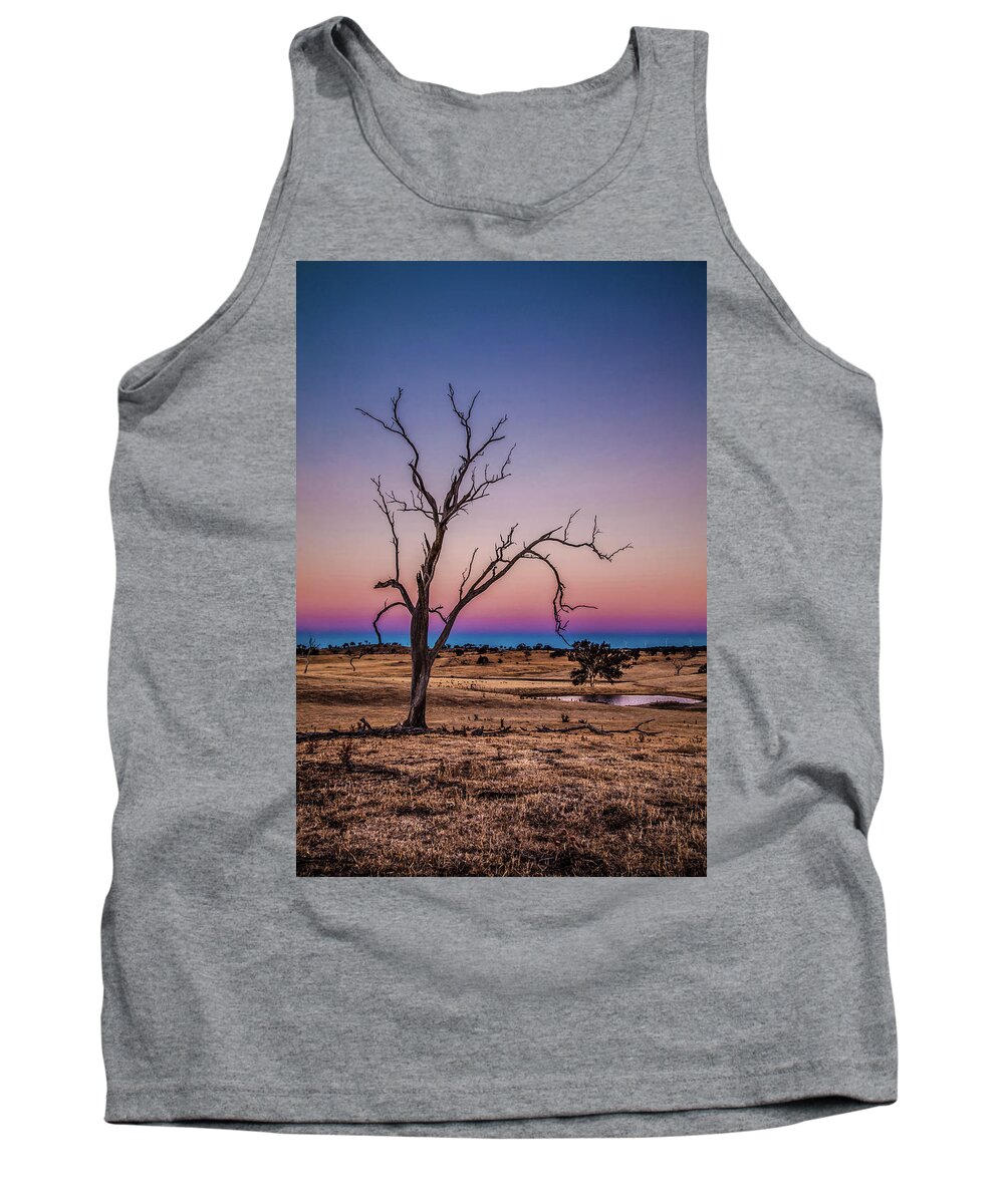Twilight Photos Tank Top featuring the photograph Dry July by Az Jackson