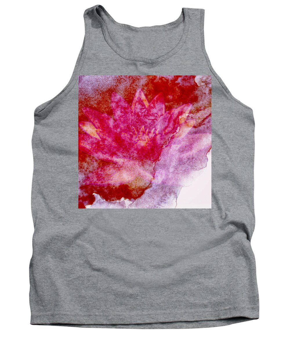 Abstract Art Tank Top featuring the digital art Emergence by Canessa Thomas