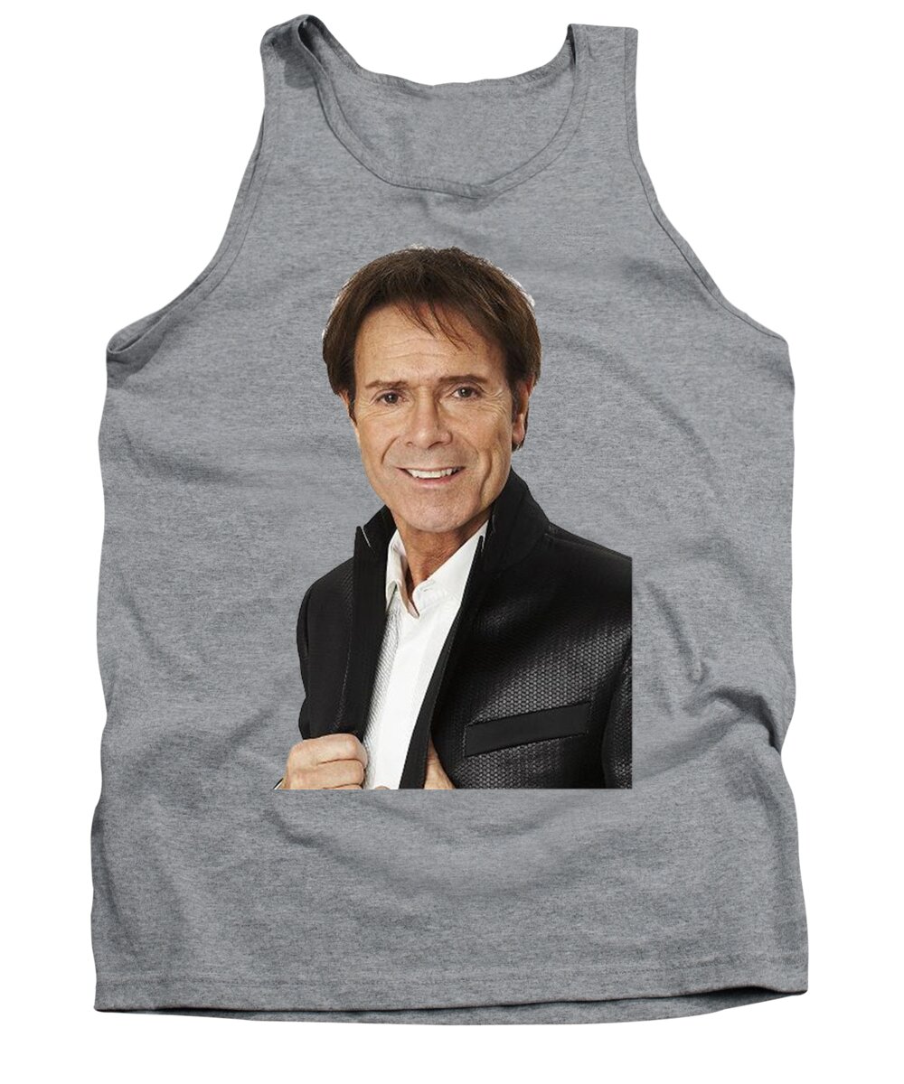 English Singer Tank Top featuring the digital art English Singer by Bruce Springsteen