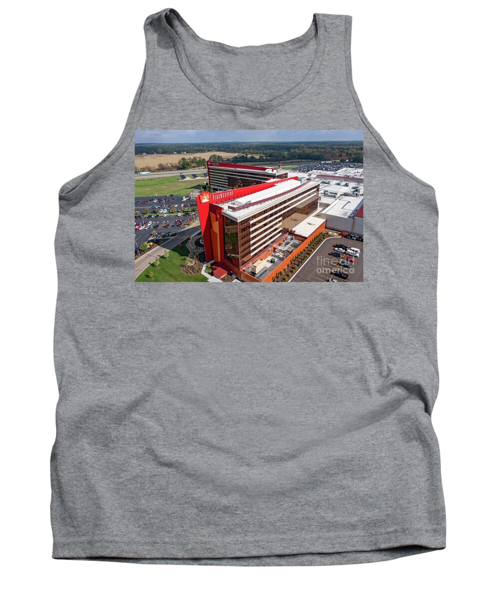 Casino Tank Top featuring the photograph FireKeepers Casino by Jim West