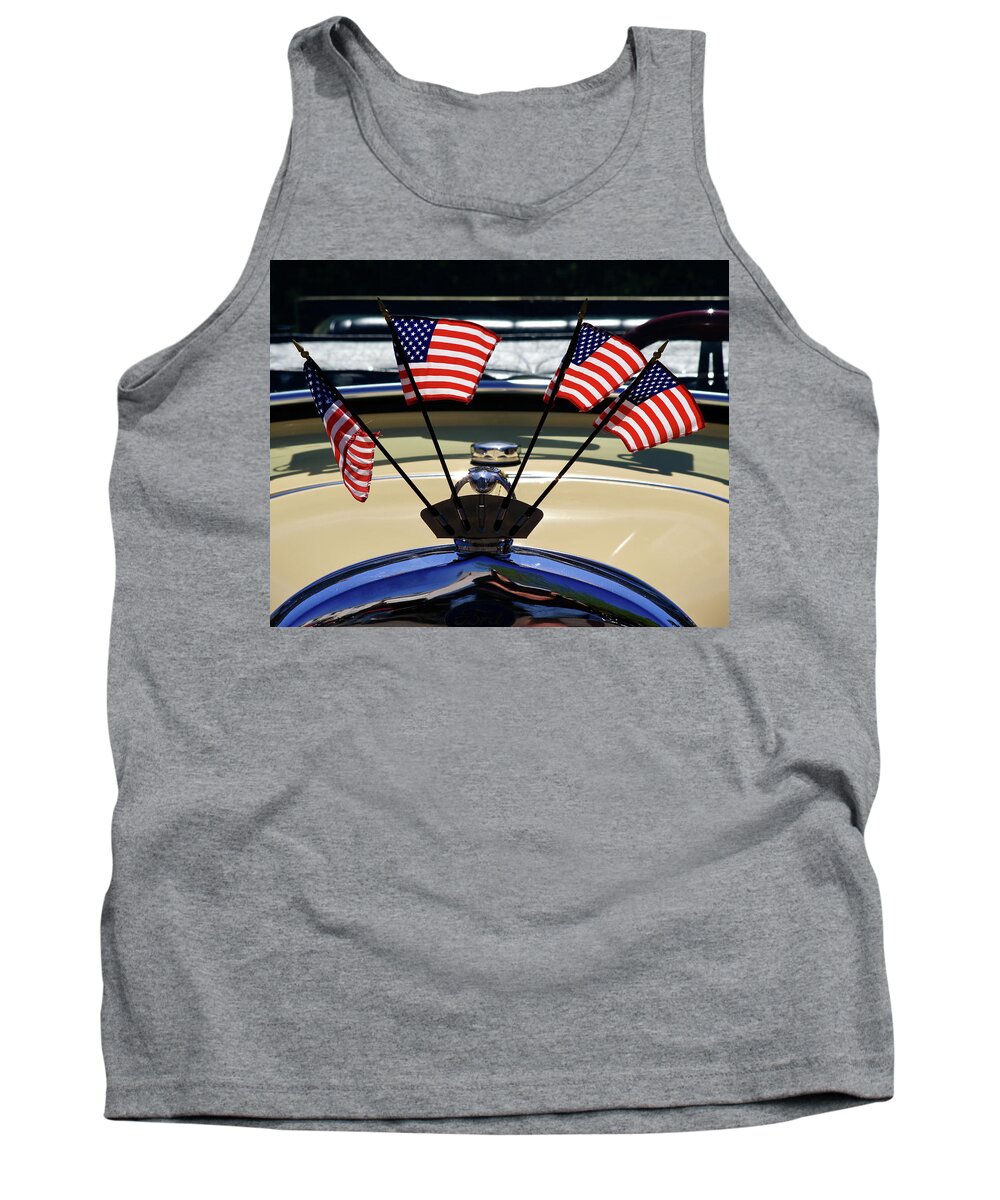 Still Life Tank Top featuring the photograph Flags by Jim Feldman