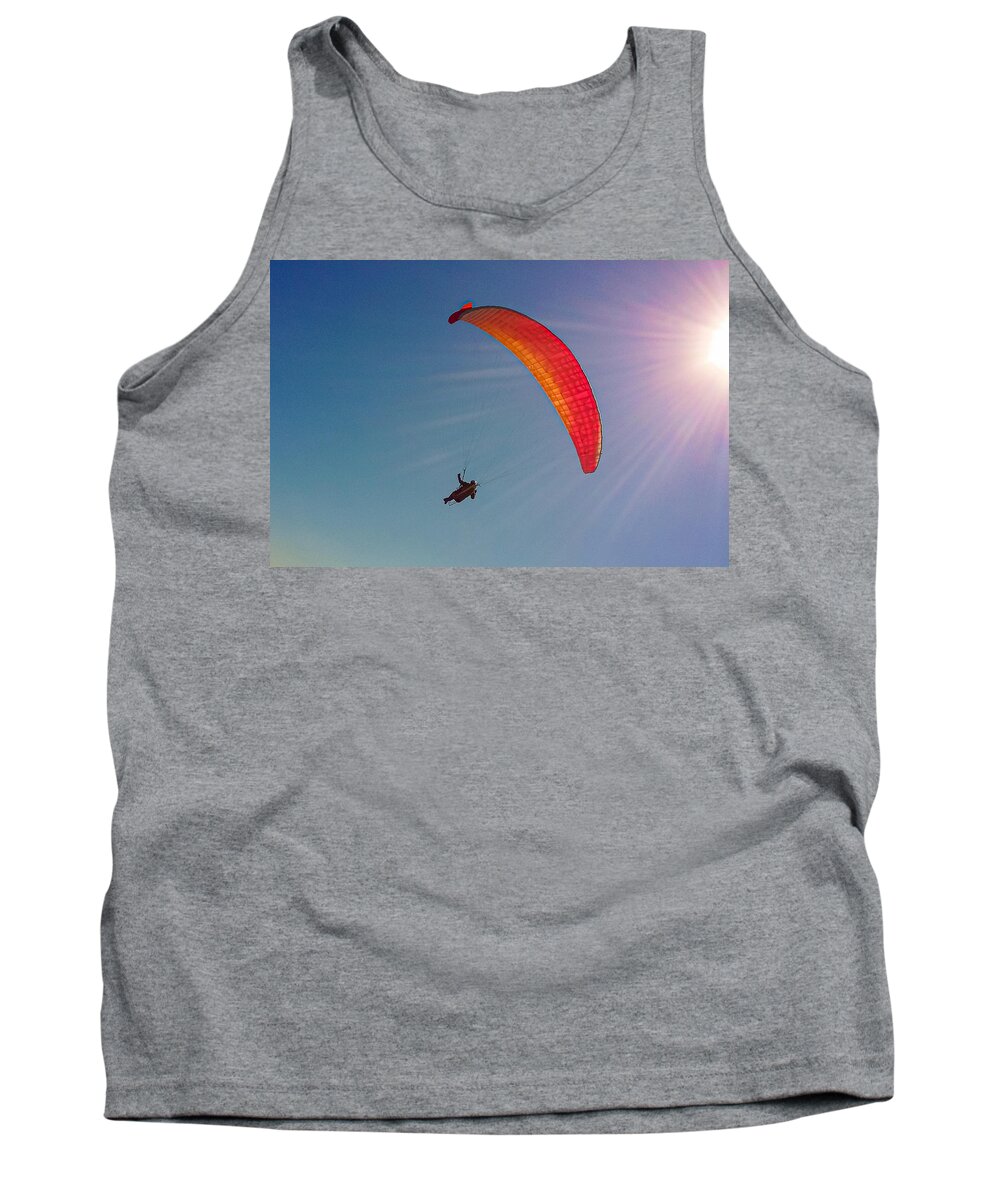 Adventure Tank Top featuring the photograph Flying High Towards The Sun by Andre Petrov