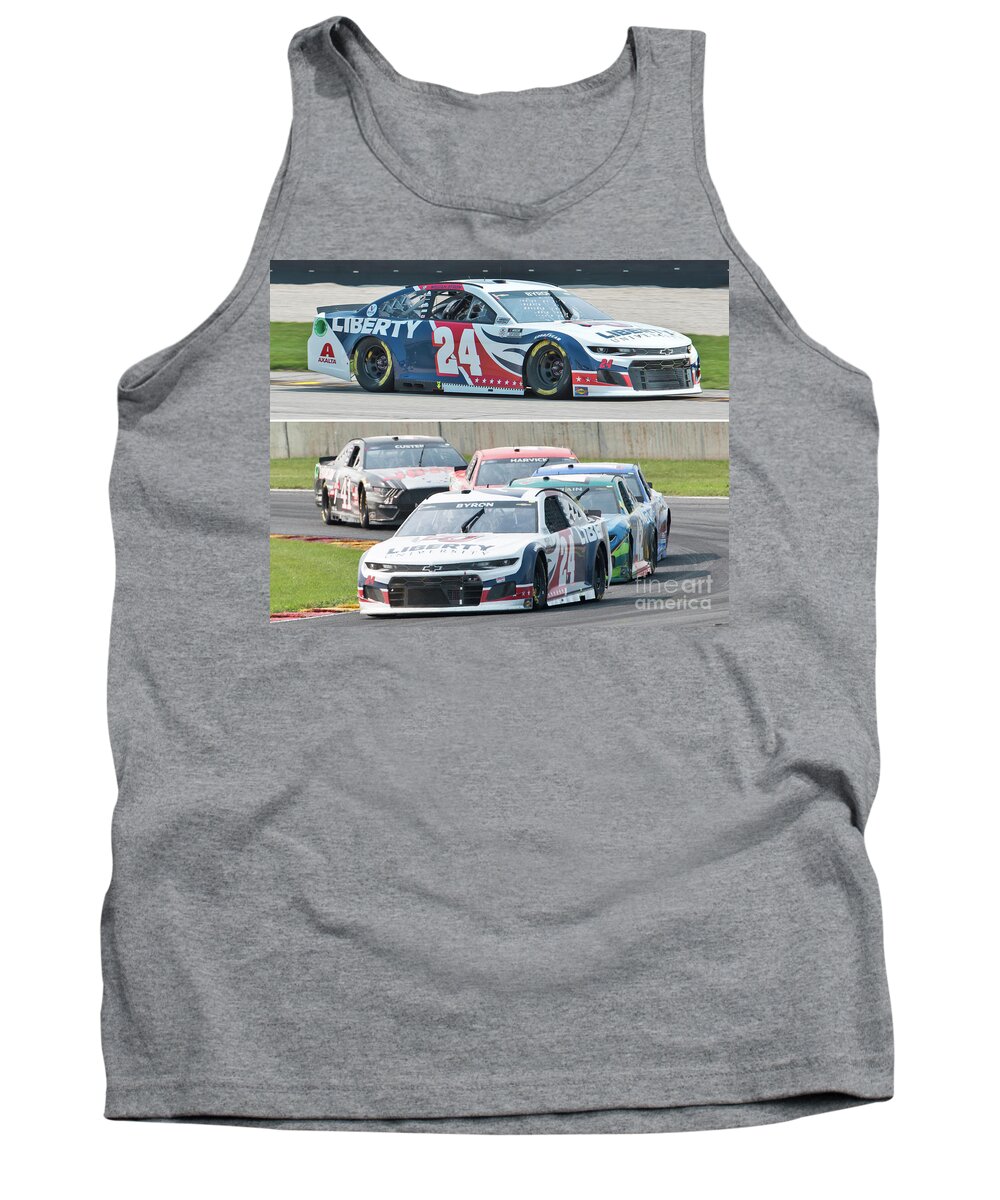 William Byron Tank Top featuring the photograph For William Byron Fans by Billy Knight