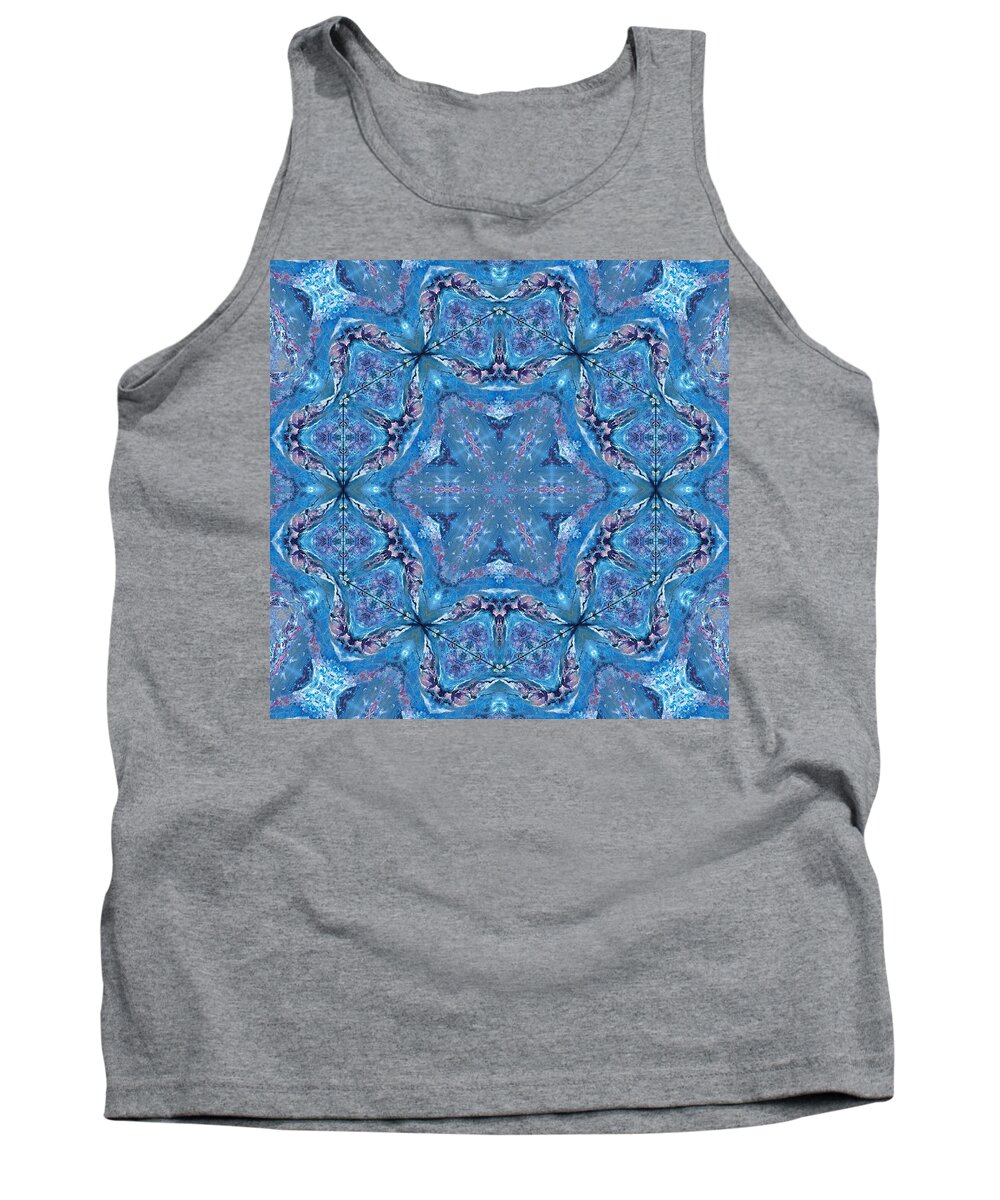 Pouring Tank Top featuring the digital art Galaxy - Kaleidoscope by Themayart