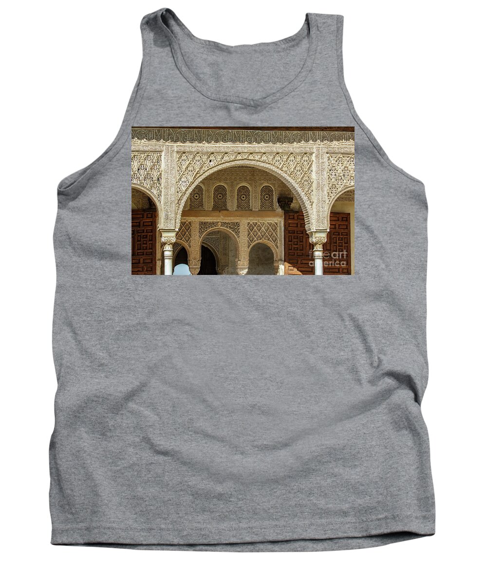 Alhambra Tank Top featuring the photograph Generalife by Juan Carlos Ballesteros