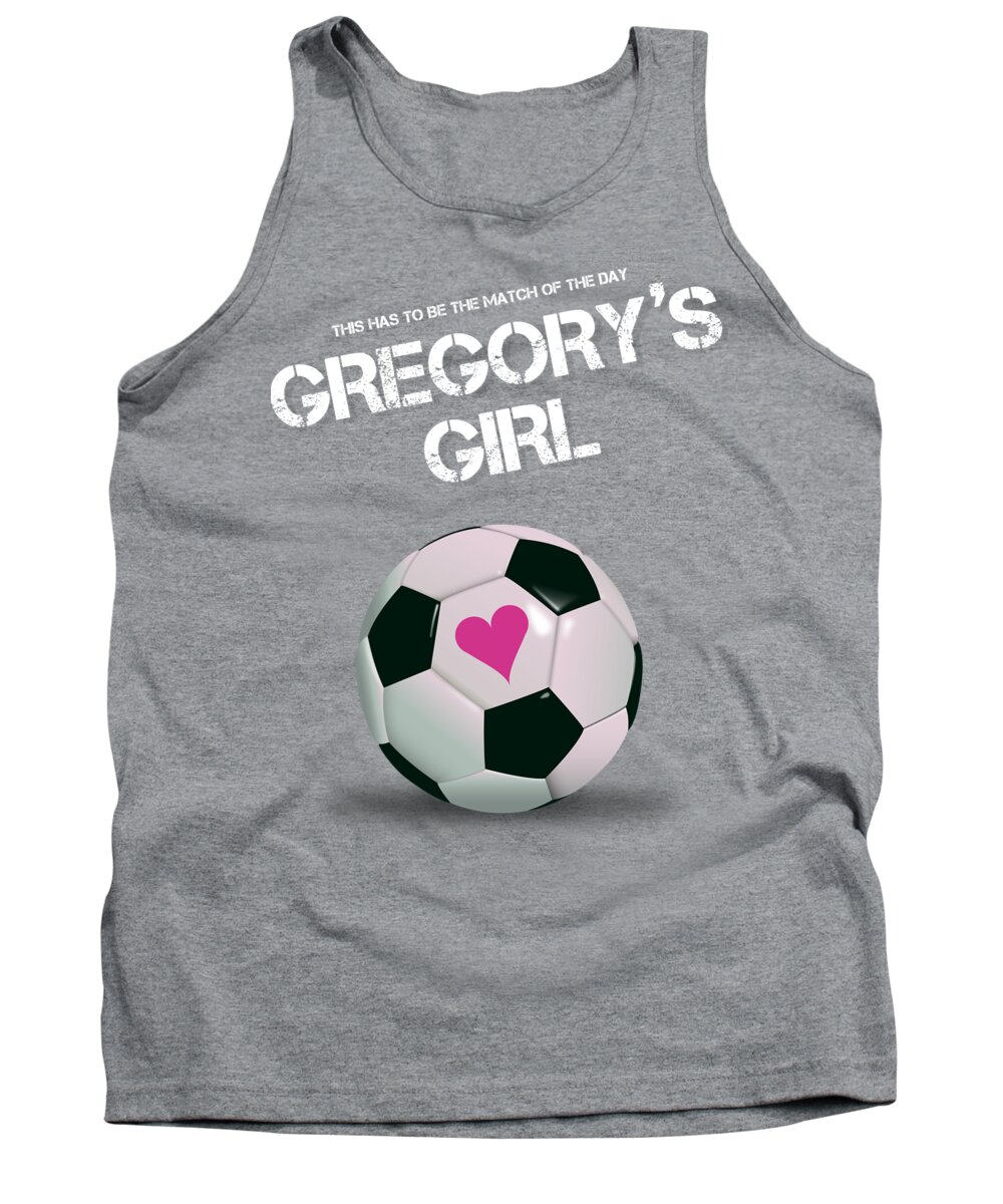 Gregory’s Girl Tank Top featuring the digital art Gregorys girl - Alternative Movie Poster by Movie Poster Boy