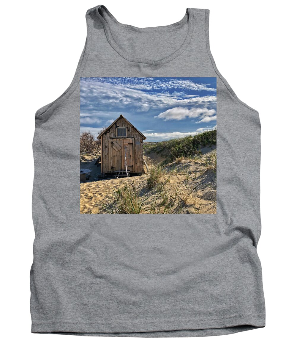 Dunes Tank Top featuring the photograph Harry Kemp Dune Shack by Mark Truman