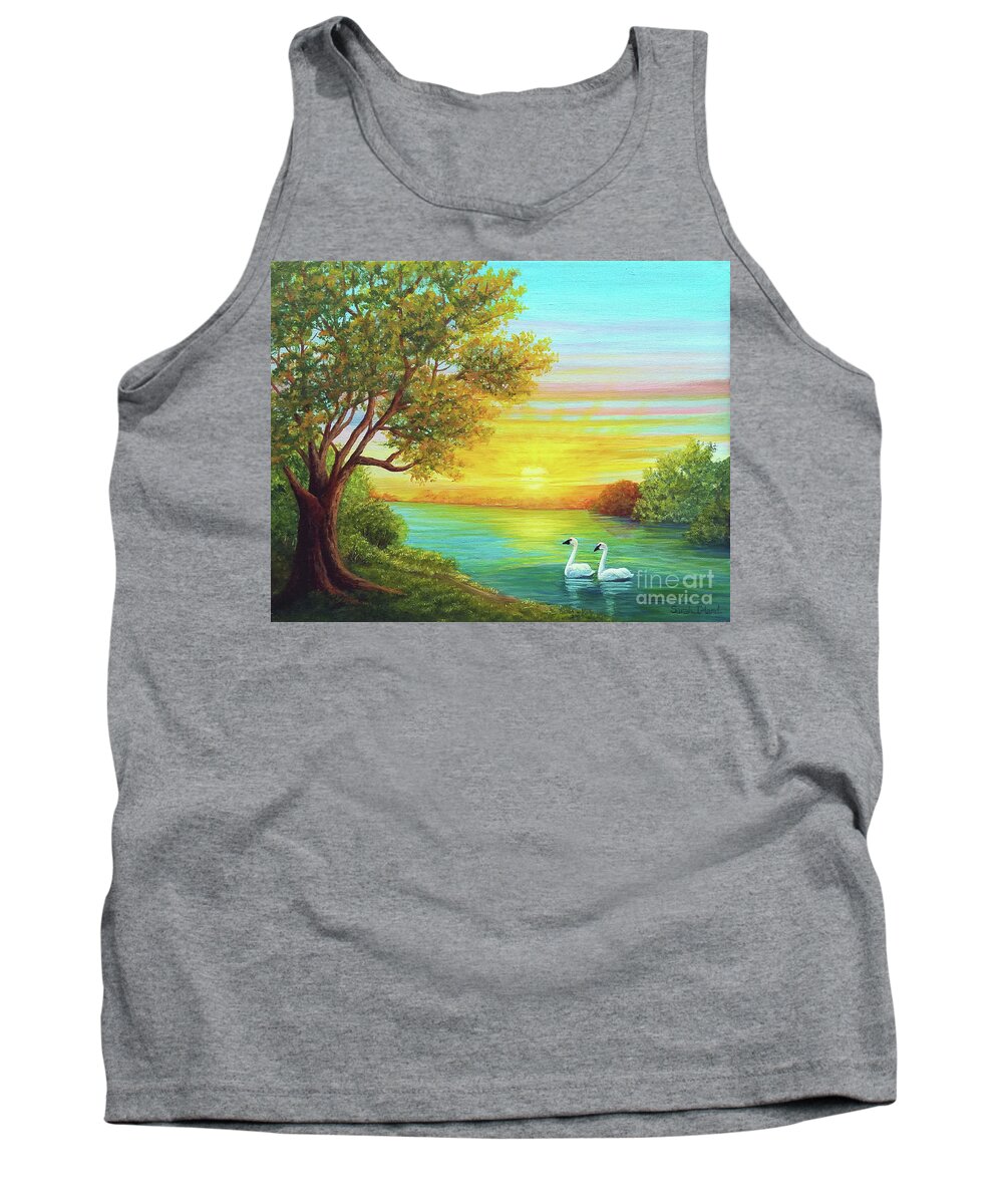 Heading Tank Top featuring the painting Heading Home by Sarah Irland