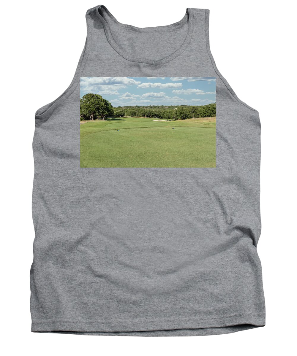 Cimarron Hills Tank Top featuring the photograph Hole #7 by John Johnson