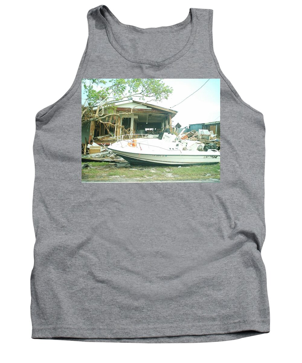  Tank Top featuring the photograph Hurricane Katrina Series - 6 by Christopher Lotito