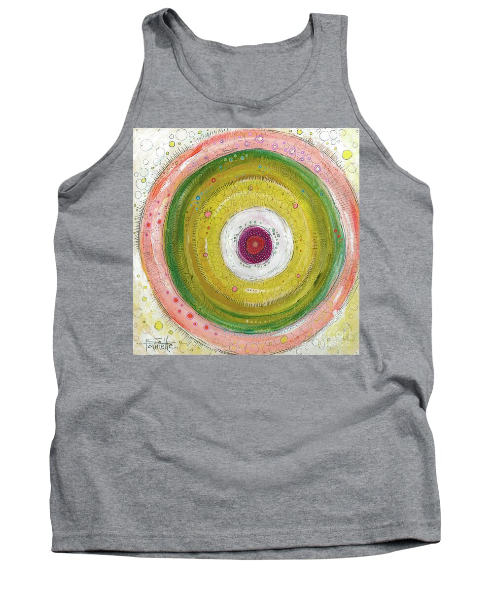 I Am Enough Tank Top featuring the painting I Am Enough by Tanielle Childers