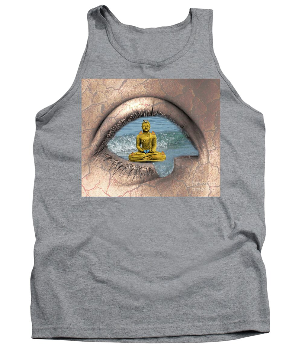 Hate Tank Top featuring the photograph In a world of hate, be love by Pics By Tony
