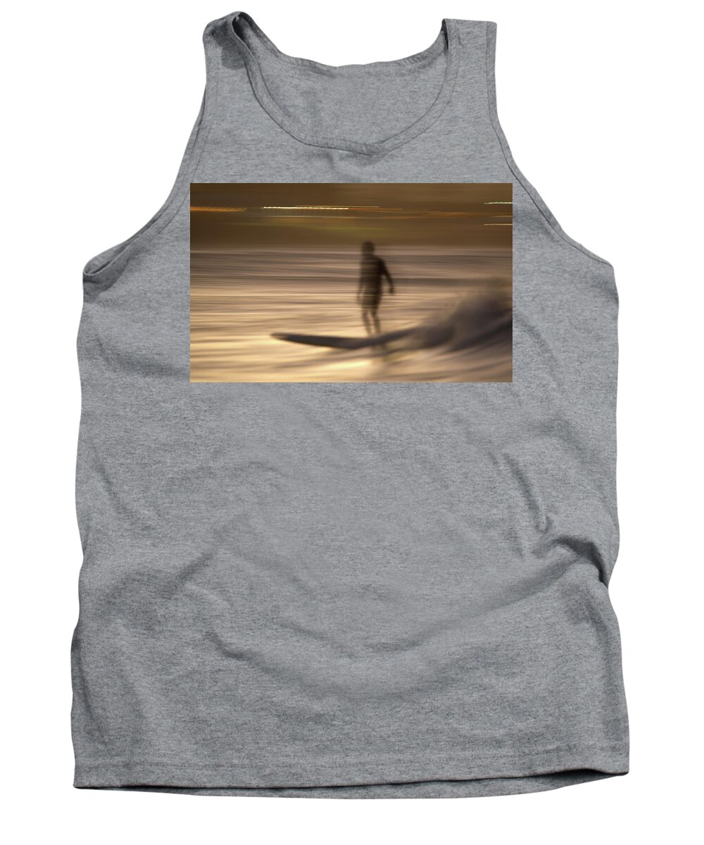 Surf Tank Top featuring the photograph In motion 4 by Nicolas Lombard