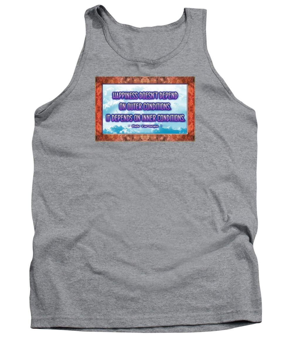  Tank Top featuring the digital art Inner Conditions by Alan Ackroyd
