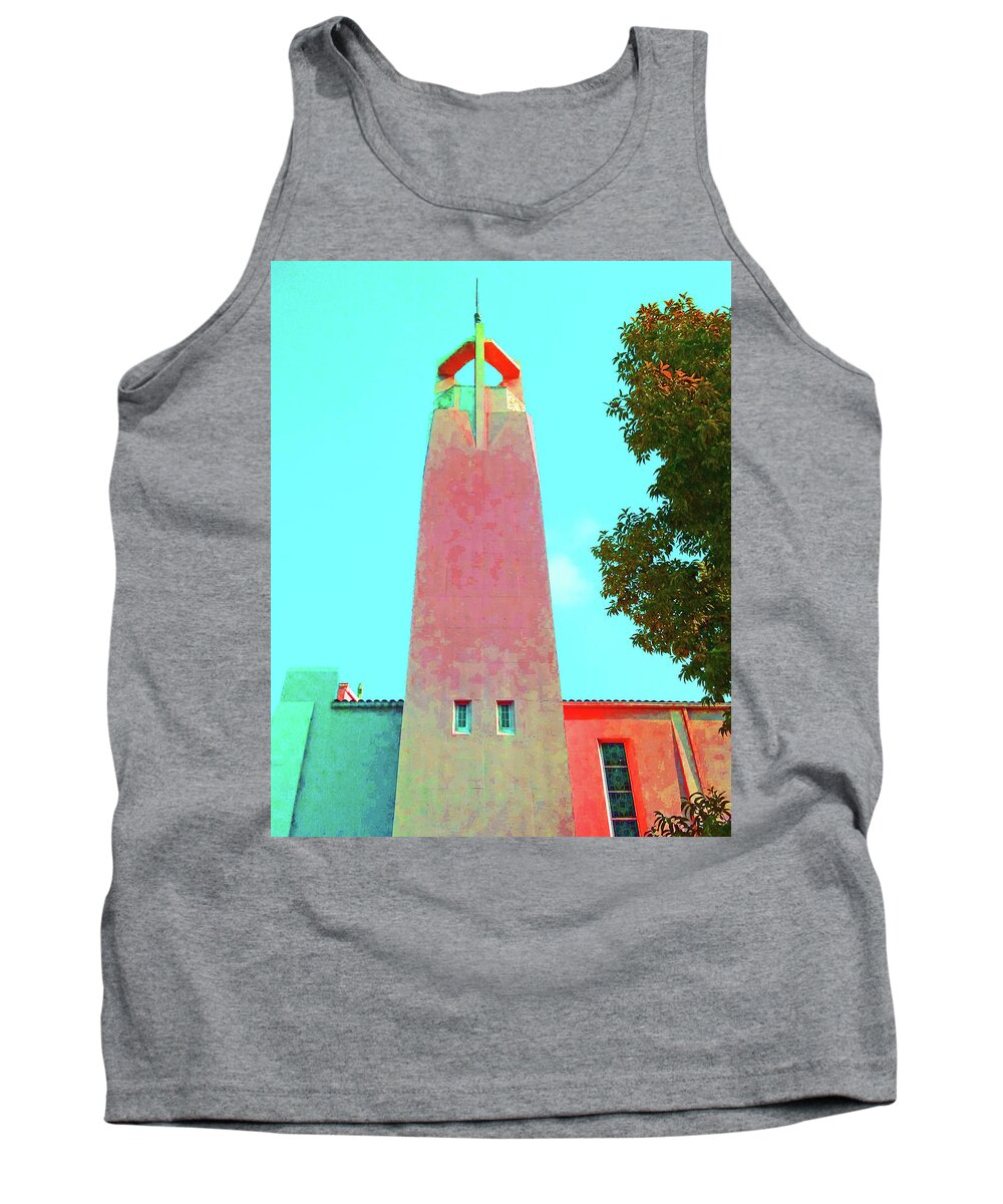 Spire Tank Top featuring the photograph Inspiring Spire by Andrew Lawrence